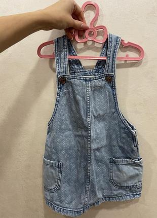 Джинсовий сарафан для дівчинки
