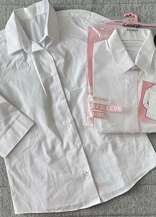 Блузка школьная george 9-10 лет