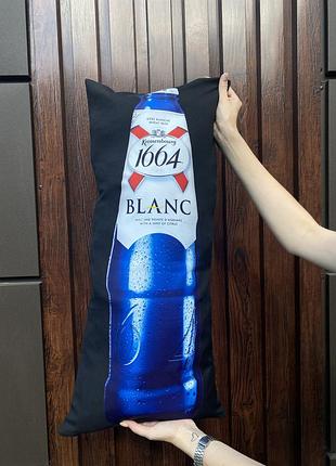 Подушка с принтом бланш