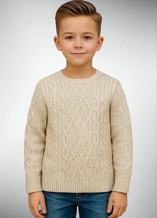 Джемпер крупной вязки next/свитер next для мальчиков