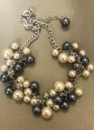 Розкішне кольє намисто з перлин  вінтаж