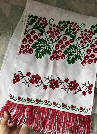 Рушник весільний вишивка хрестиком
