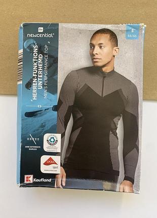 Термо-реглан з зональною терморегуляцією для чоловіка crivit мужское термобелье термо кофта термореглан чёрного цвета