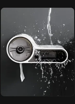 Тримач для туалетного паперу, білий / клейкий настінний утримувач для паперу