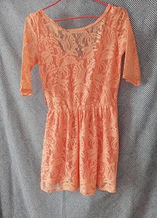 Платье-мини женская летняя с открытой спинкой