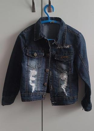 Джинсовый пиджак