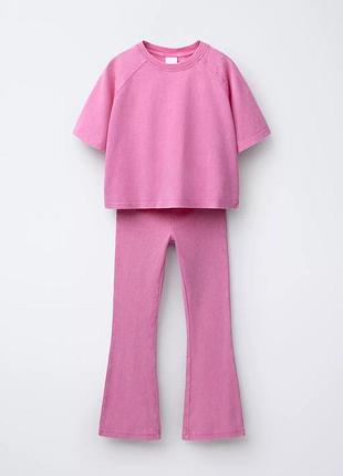 Рожевий комплект на дівчинку zara new