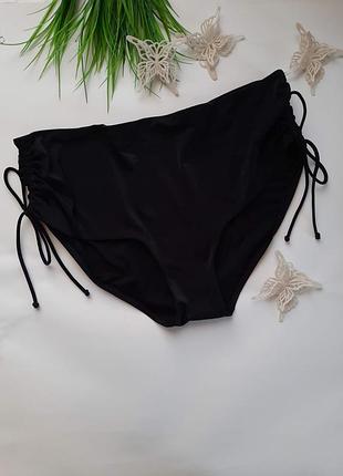 Eur 54 черные женские плавки низ купальника большой размер
