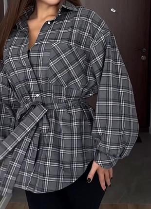 Сорочка в клітинку
