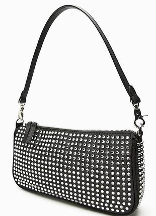 Сумочка багет со стразами zara 💫💫💫💫💫💫💫💫💫💫💫