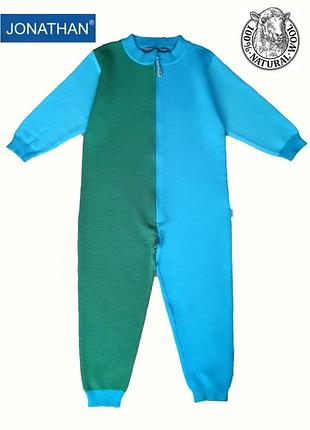 Теплый шерстяной комбинезон, поддева, термобелье из 100% шерсти jonathan 5-7р