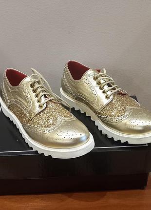 Кожаные туфли cesare paciotti для девочки