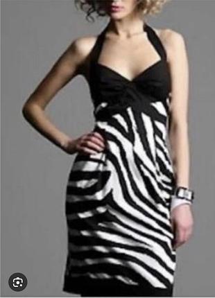 Сарафан в принт зебра