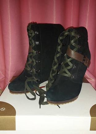 Сапожки ботфорды женские
