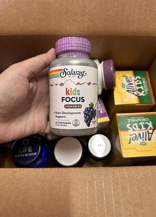 Вітаміни kids focus solaray