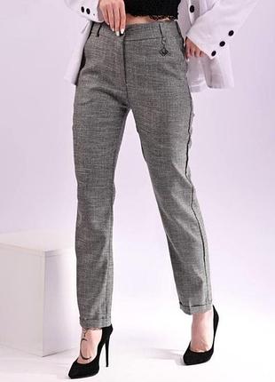 Брюки твидовые красивые