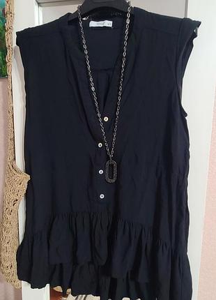 🖤🥰 красивая черная блуза из вискозы