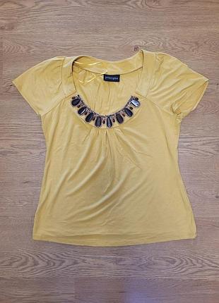 Футболка горчичного цвета principles