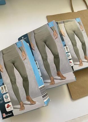 Чоловічі термо-штани з зональною терморегуляцією crivit lycra зелений мужское термобелье термоштаны термокальсоны оливка зелёные crivit l