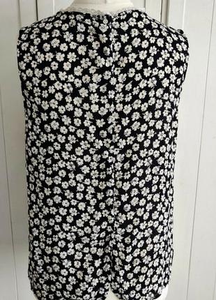 Блуза цветочный принт-топ