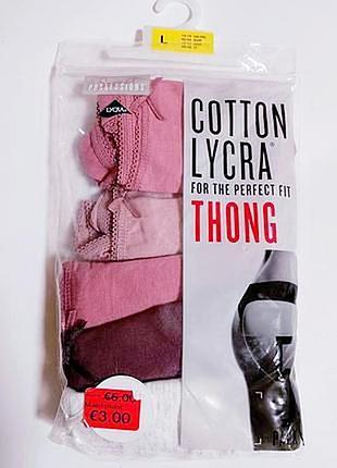 Набор хлопковых стрингов