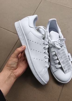Кожаные кроссовки adidas stan smith