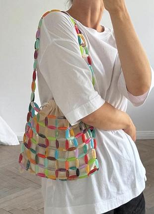 Сумочка плетена з намистин inner and inner