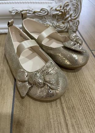Туфельки балетки h&m 20/21 13.5 см 2