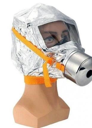Маска протигаз, панорамний протигаз fire mask 3