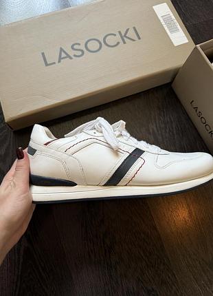 Чоловічі шкіряні кросівки lasocki, нові, р. 42