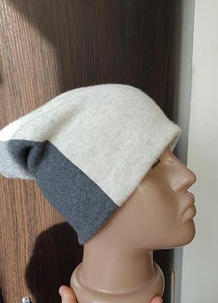 Шапка кашемировая,100%кашемир,шапка двойная,бини