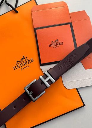 Ремінь класичний 3см з натуральної шкіри туреччина ремінь шкіряний фіолетовий жіночий пояс натуральна шкіра в стилі hermes гермес хермес