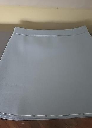 Голубая юбка zara