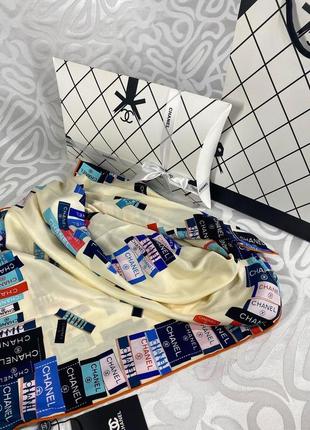 Шёлковый платок палантин шарф