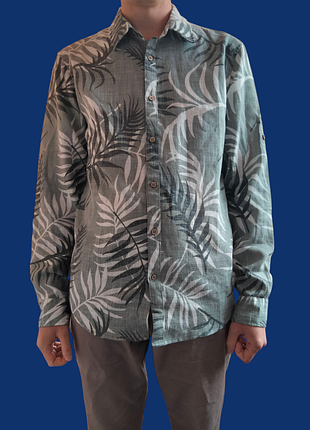 Рубашка чоловіча з довгим рукавом,сорочка,для чоловіків,одяг,літо,весна