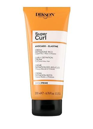 Dikson super curl cream крем для кучерявого волосся