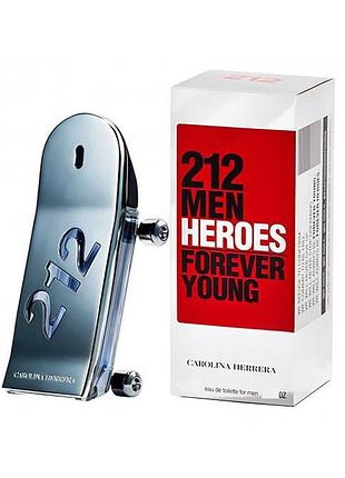 Carolina herrera 212 men heroes forever young