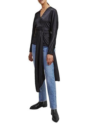 Ефектна сатинова блуза jigsaw