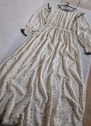 Нежное вискозное макси платье asos