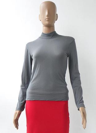 Полупрозрачный серо-зеленый гольф, размер м.