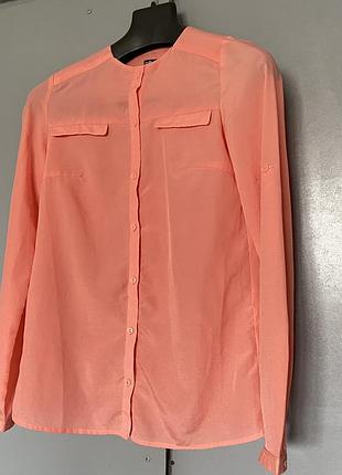 Блуза, рубашка розовая oodji