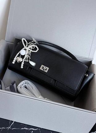 Сумка клатч люкс баленсиага родео rodeo черная сумка брендовая с брелком