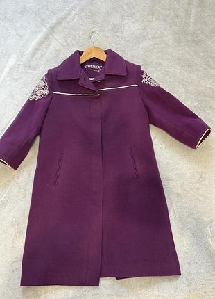 Пальто , вишукане , яскраве . шито під замовлення, в єдиному екземплярі