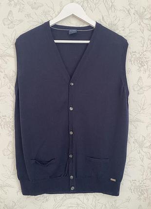 Жилет-кардиган з вовни меріноса olymp l💙