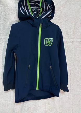 Фото 1374 куртка софтшел на флісі h&amp;m на зріст 122 см