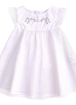 Белое платье платье bembi 62 размер