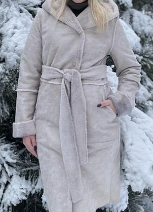 Дублянка жіноча бежевий меланж