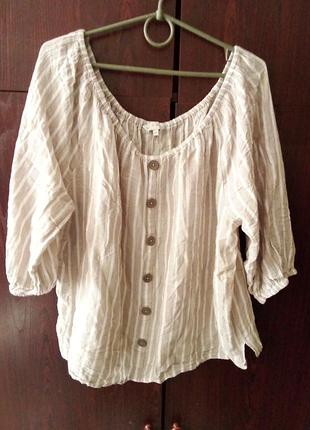 Блузка женская летняя, размер 18
