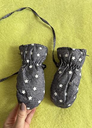 Рукавички краги термо для хлопчика smile 1-2 роки
