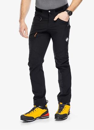 Чоловічі трекінгові штани mammut taiss so pants  black оригінал